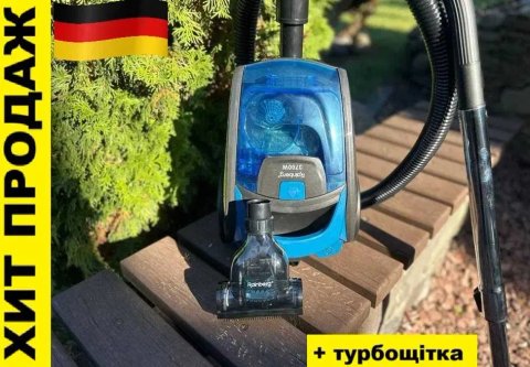 Циклонный немецкий пылесос c турбощеткой 3700W. Безмешковой. Колбовкый