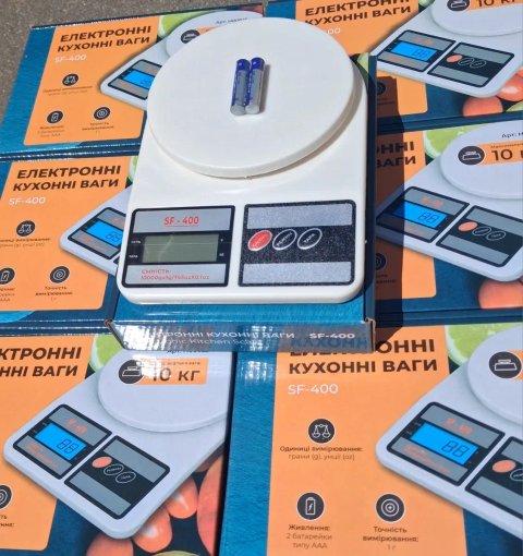 Ціна знижена Ваги кухонні 10 кг похибка 1 грамм LCDдісплей  весы