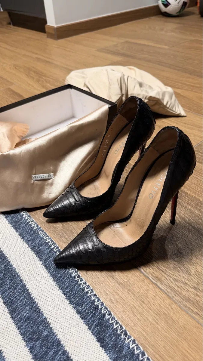 Туфлі човники Poletto шпилька (не louboutin) — фото 2