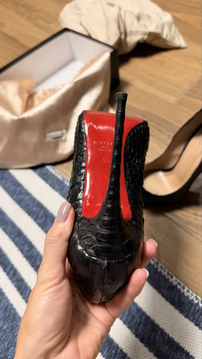 Туфлі човники Poletto шпилька (не louboutin) — фото 5