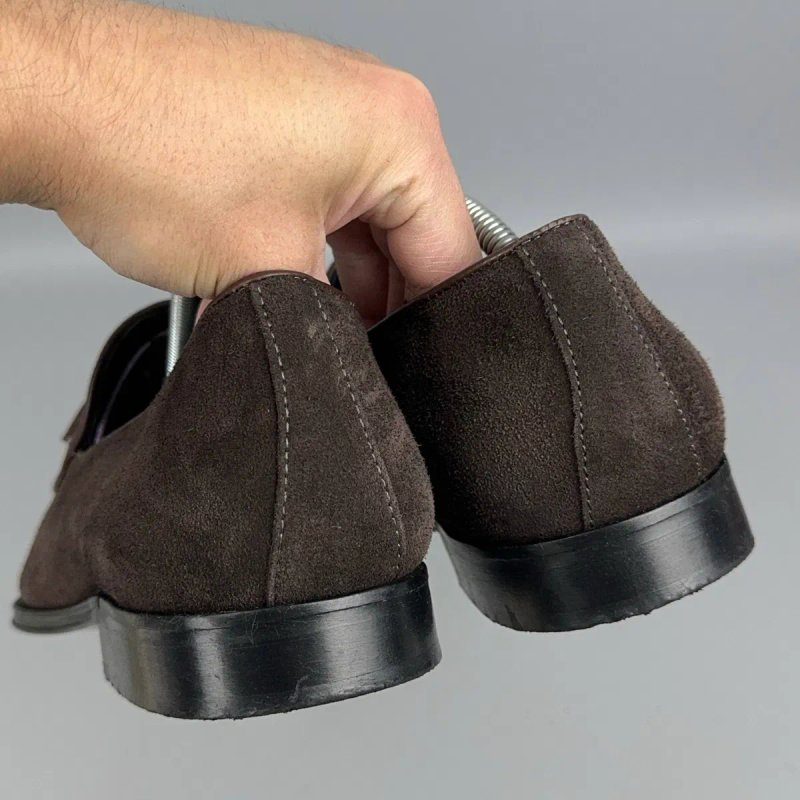 Туфли Reiss Tassle Loafer италия ботинки взуття черевики лоферы туфлі обувь черевики замша замшеві шкіра мокасіни макасины — фото 6