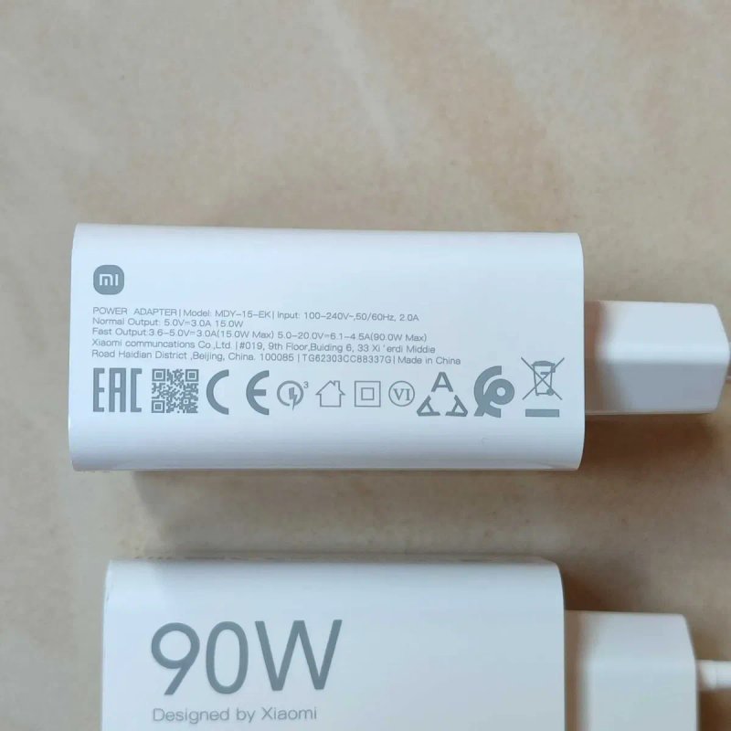 Турбо Зарядка Xiaomi 90W + кабель 6А MDY-15-EK Оригінал! ксіомі, сяомі — фото 3