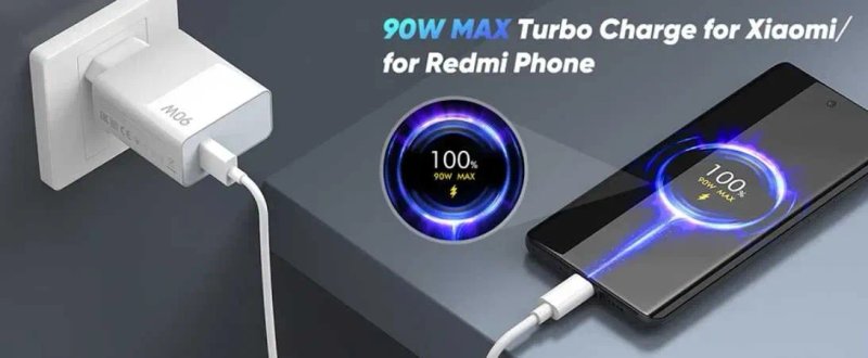 Турбо Зарядка Xiaomi 90W + кабель 6А MDY-15-EK Оригінал! ксіомі, сяомі — фото 4