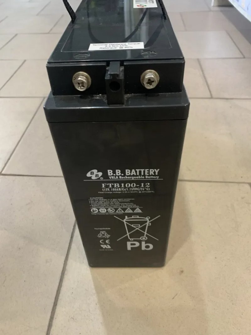 Тяговые аккумуляторы B.B Battery 100Ah 12V USA для котла ибп резервное — фото 2