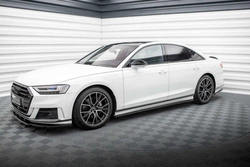 Тюнинг обвес Audi A8 D5 S-line (18-21) сплиттер губа пороги диффузор — фото 6