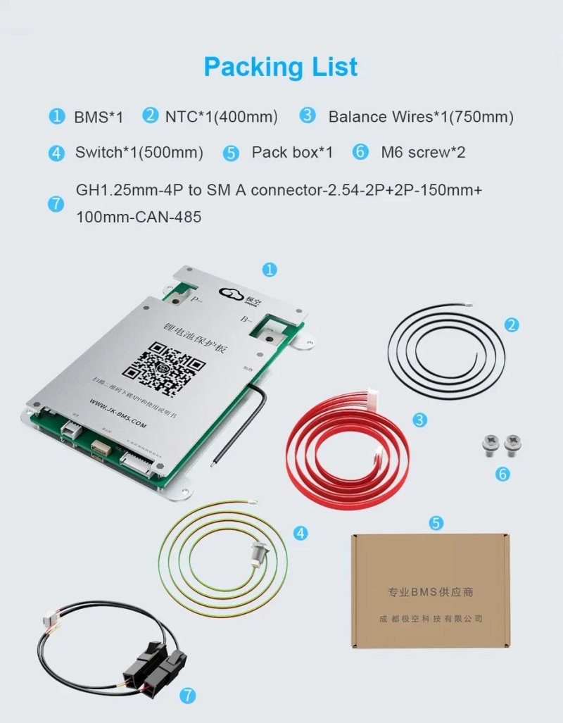 У наявності! JK BMS B1AS810P, BD4A8S-4P JiKong — фото 3