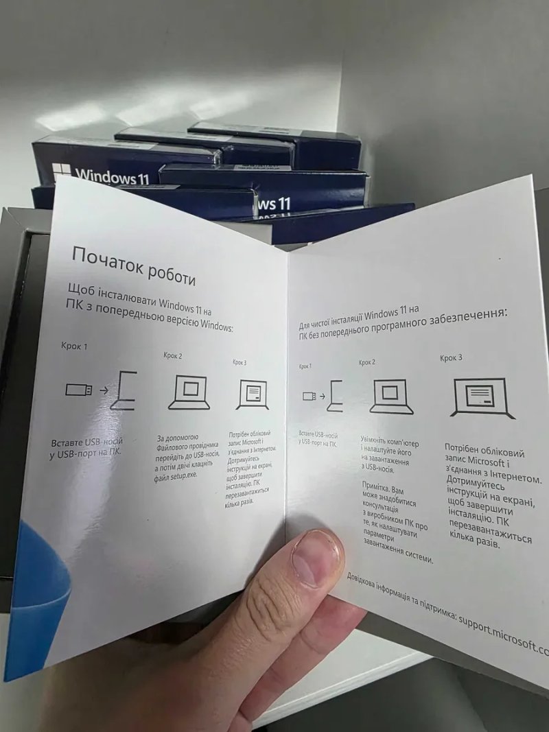 UA | BOX Windows 11 Pro USB UA | Боксова Оригінальна Активація Віндовс — фото 6