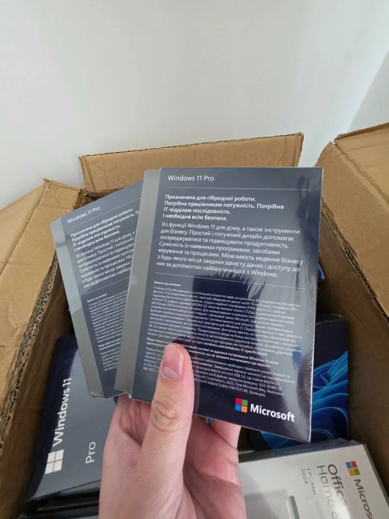 •UA• Windows 11 Pro USB BOX Коробка Віндовс 11 Про • Ключ Виндовс 11 — фото 4