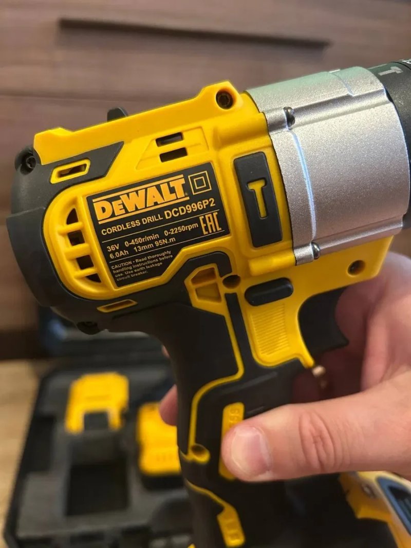 Ударний безщітковий шуруповерт DeWALT 36V 6AH металевий патрон 13мм — фото 6