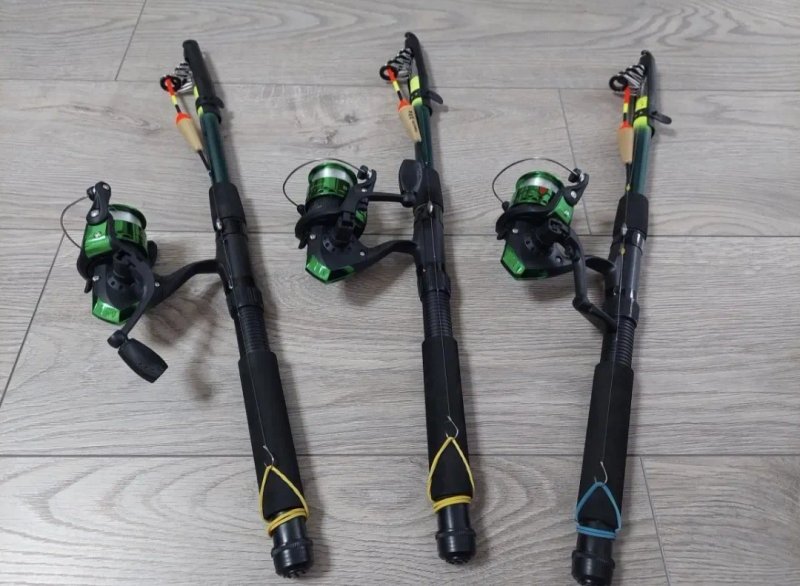 Удочки спінінги Rumpol Strong 2.1м з катушкою та повною оснасткою — фото 7