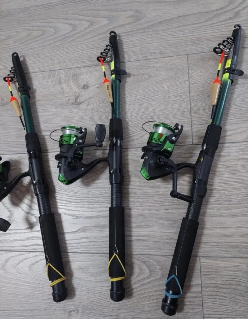 Удочки спінінги Rumpol Strong 2.1м з катушкою та повною оснасткою — фото 8
