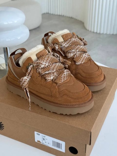 Ugg Lowmel Chestnut трендові жіночі уггі ловмел на овчині теплі зимові