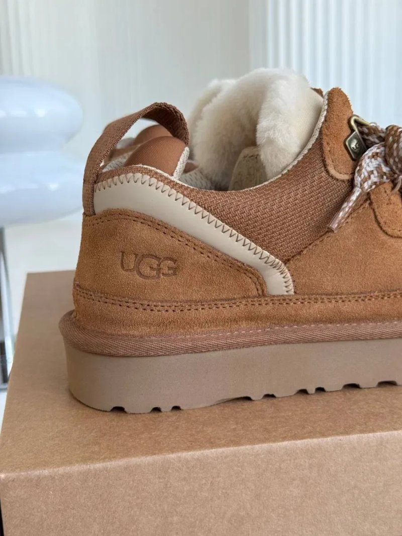 Ugg Lowmel Chestnut трендові жіночі уггі ловмел на овчині теплі зимові — фото 3