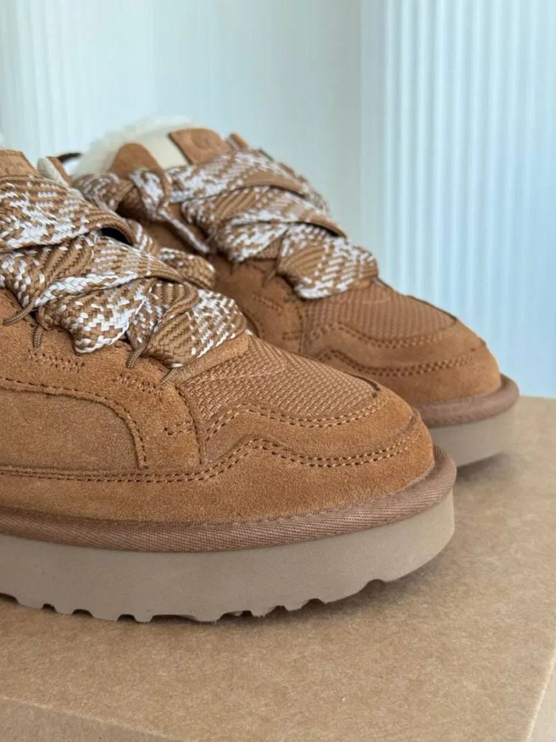 Ugg Lowmel Chestnut трендові жіночі уггі ловмел на овчині теплі зимові — фото 4