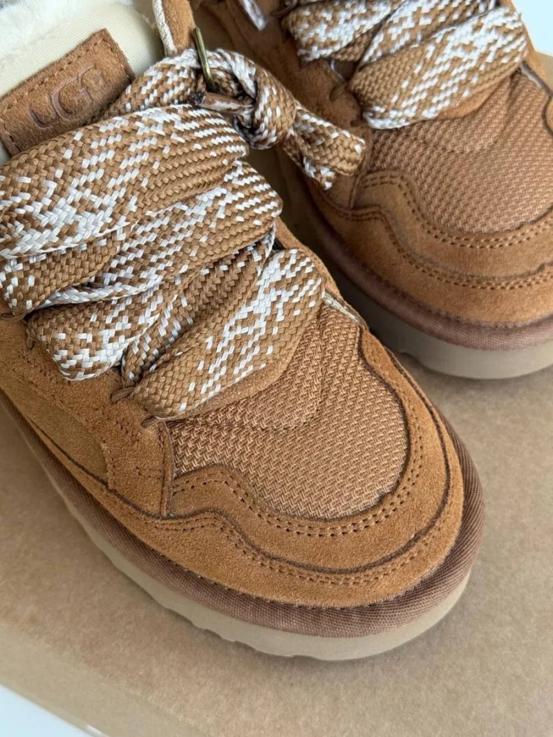 Ugg Lowmel Chestnut трендові жіночі уггі ловмел на овчині теплі зимові — фото 7
