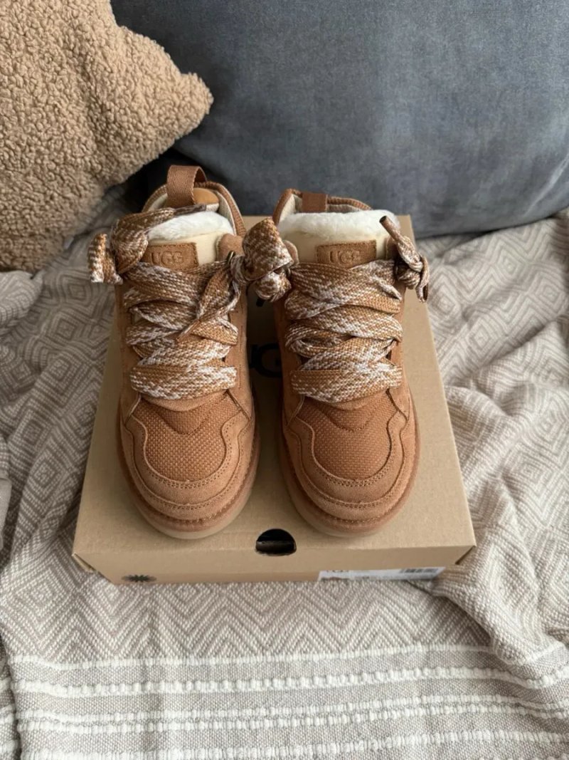 UGG Lowmel Chestnut жіночі угг уггі угги ловмел коричневі на овчині теплі зимові — фото 2