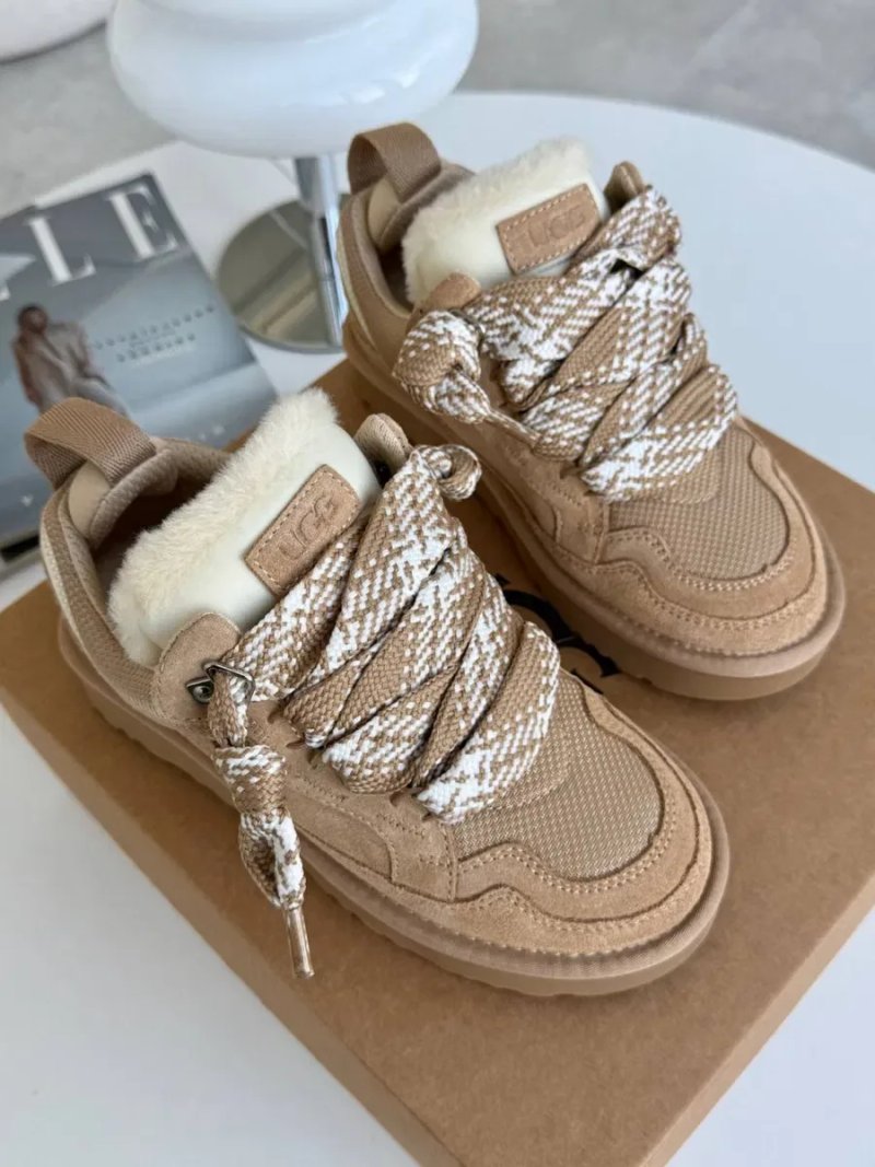 Ugg Lowmel Sand трендові жіночі уггі ловмел на овчині теплі зимові — фото 2