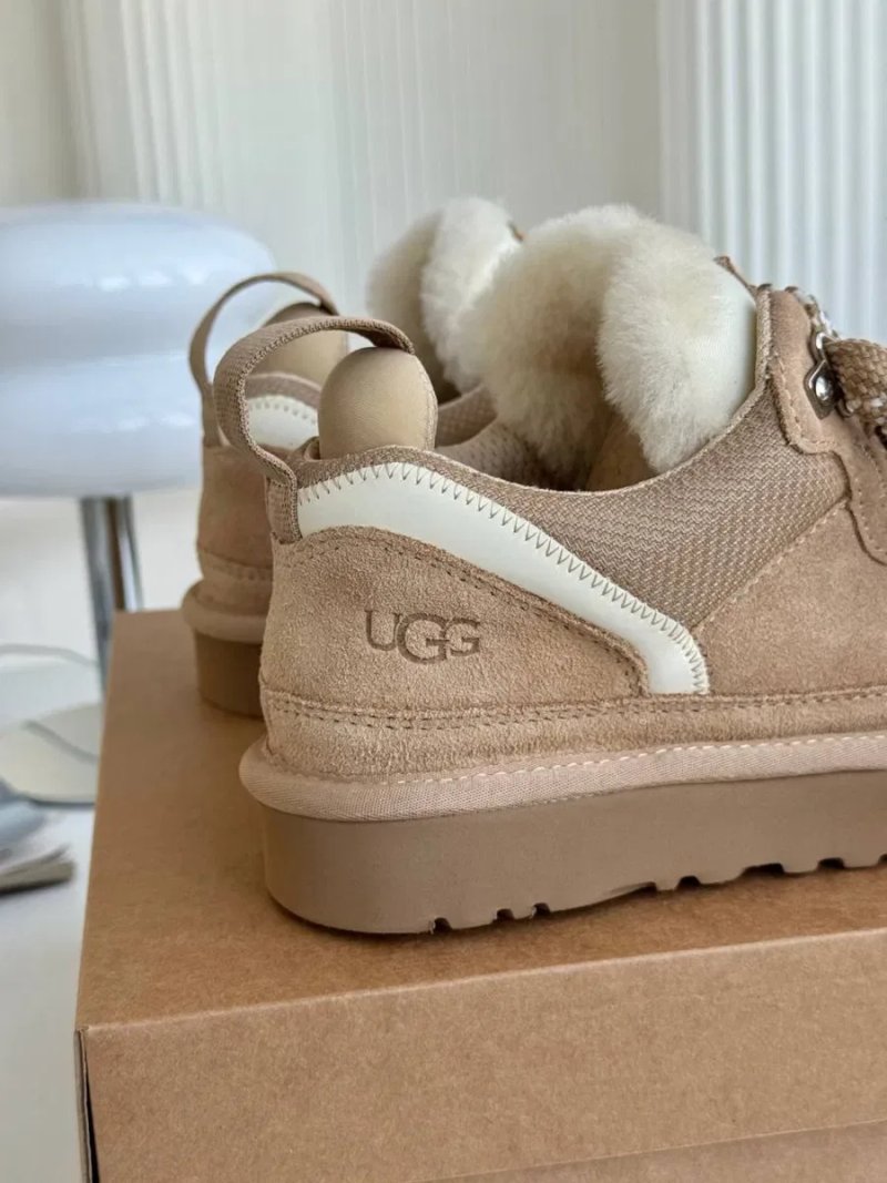 Ugg Lowmel Sand трендові жіночі уггі ловмел на овчині теплі зимові — фото 3