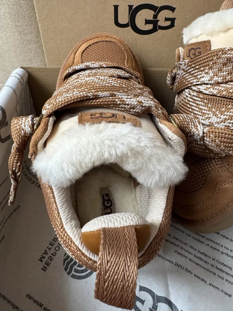 UGG Lowmel Sneaker Chestnut угг ловмел на овчині уггі ловмели рижі — фото 7