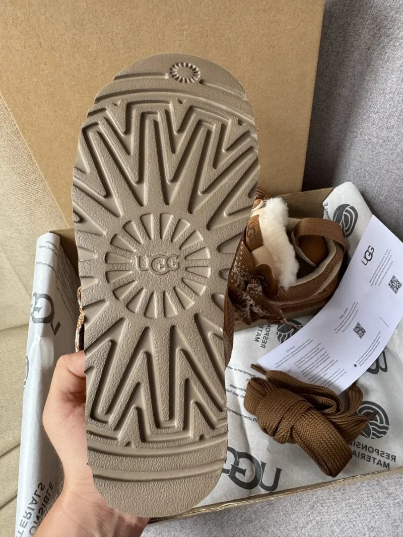 UGG Lowmel Sneaker Chestnut угг ловмел на овчині уггі ловмели рижі — фото 8
