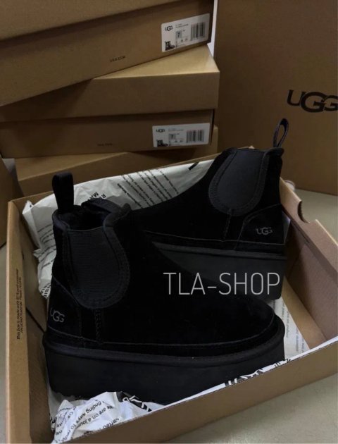 UGG Neumel Platform Chelsea жіночі уггі з резинкою угги