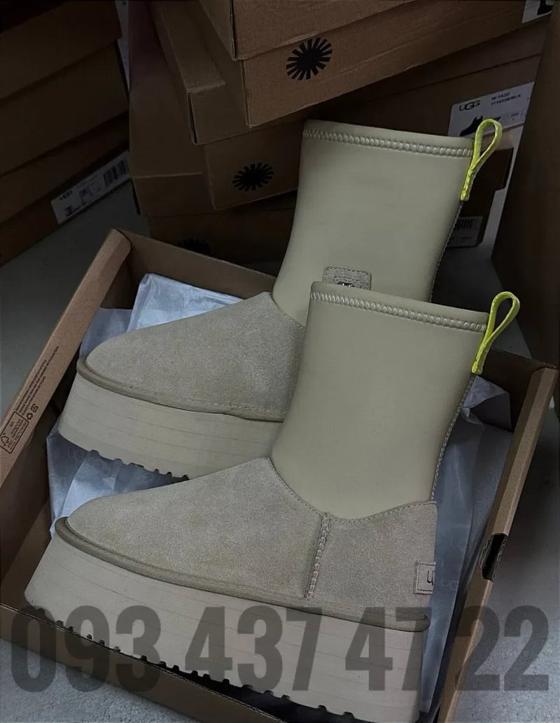 Ugg Уггі classic dipper жіночі ugg на платформі Угги classic dipper — фото 2