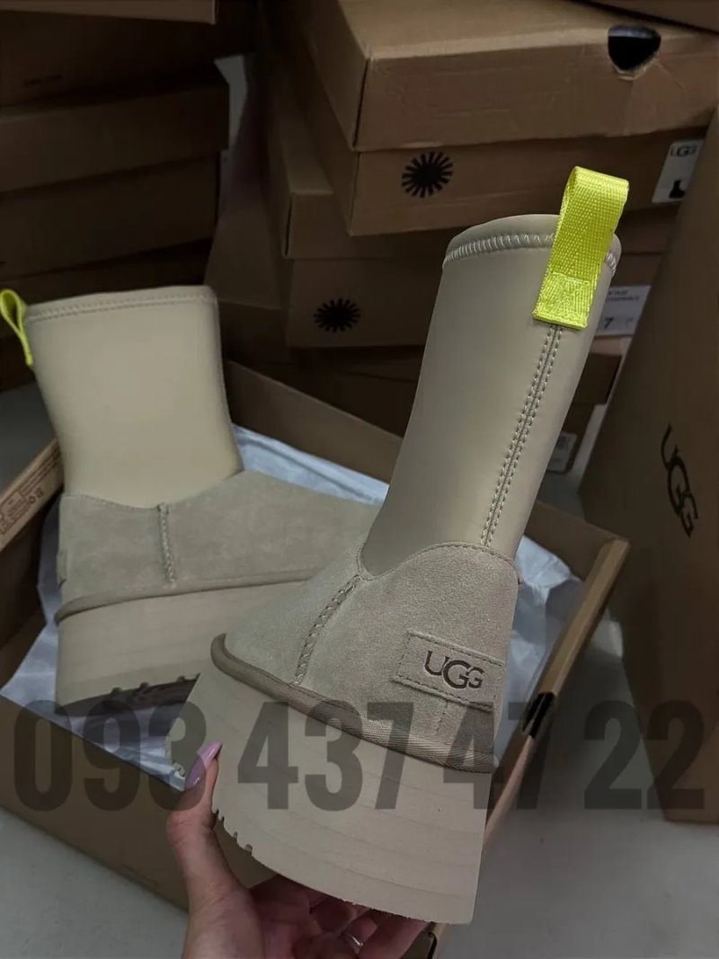 Ugg Уггі classic dipper жіночі ugg на платформі Угги classic dipper — фото 3