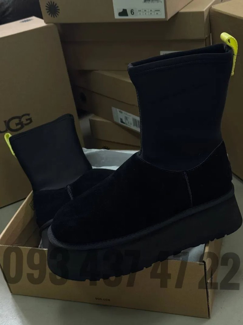 Ugg Уггі classic dipper жіночі ugg на платформі Угги classic dipper — фото 4