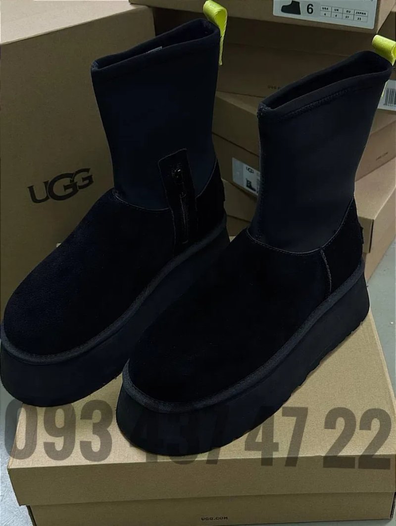 Ugg Уггі classic dipper жіночі ugg на платформі Угги classic dipper — фото 5