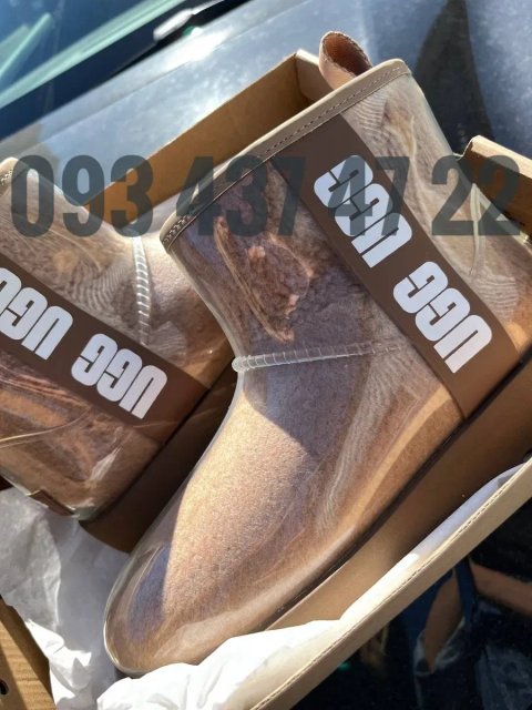 Ugg Жіночі UGG Уггі Classic Clear Mini Black/Bone Угги