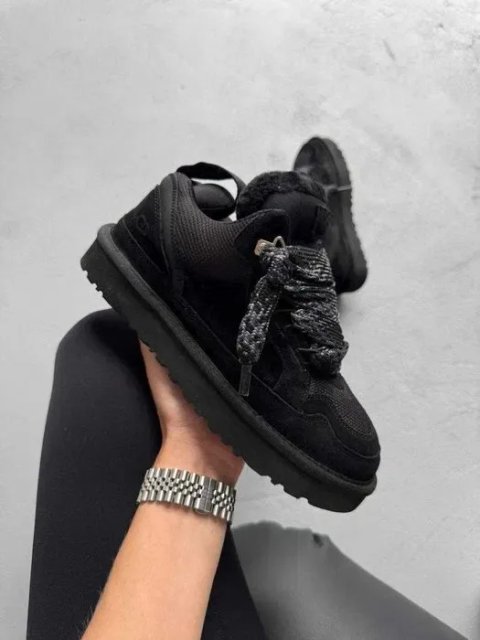 Уггі 36-45 UGG Lowmel Sneaker Black premium угги