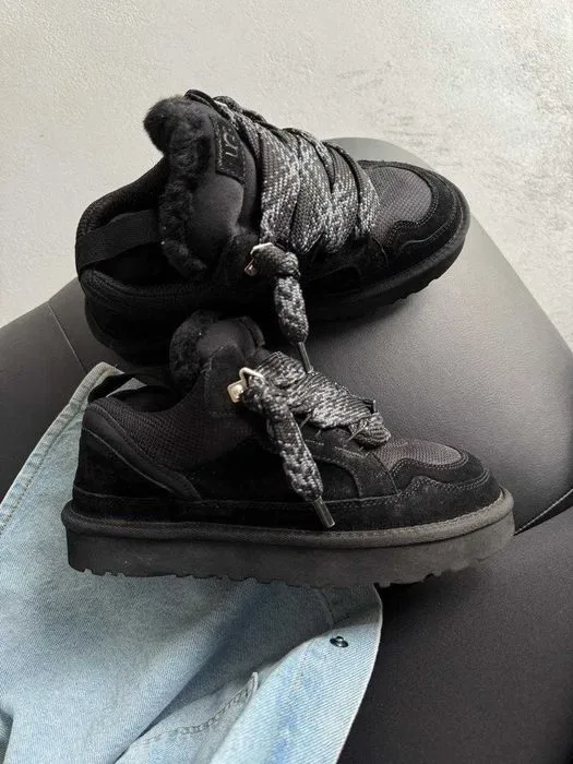 Уггі 36-45 UGG Lowmel Sneaker Black premium угги — фото 5