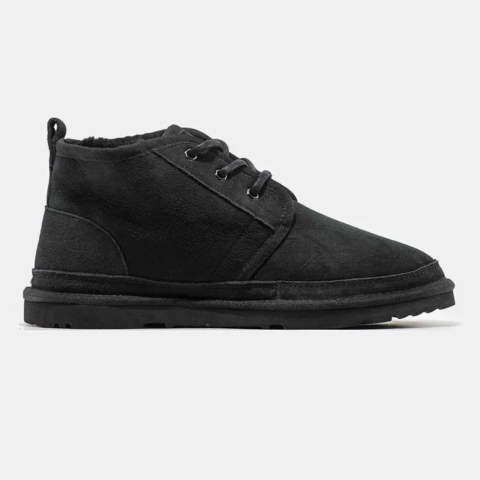 Уггі 36-45 UGG Neumel Black Suede premium угги чоловічі жіночі натуральні матеріали — фото 3