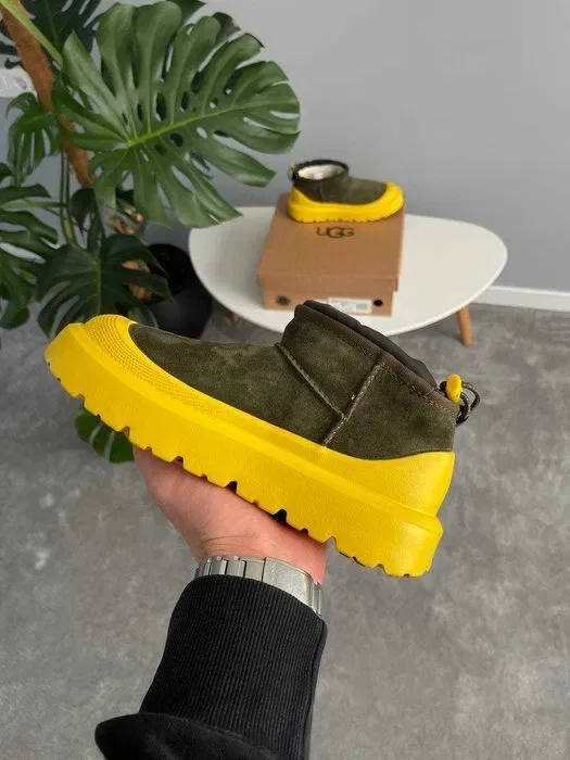 Уггі UGG CI Ultra Mini Weather Hybrid Khaki Yellow premium — фото 4