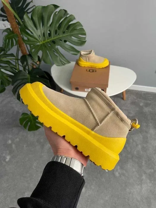 Уггі UGG CI Ultra Mini Weather Hybrid Sand Yellow premium — фото 4