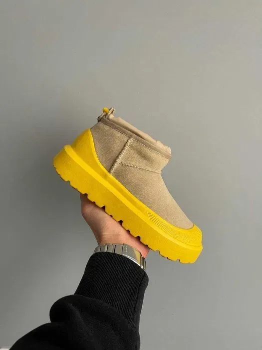 Уггі UGG CI Ultra Mini Weather Hybrid Sand Yellow premium — фото 5