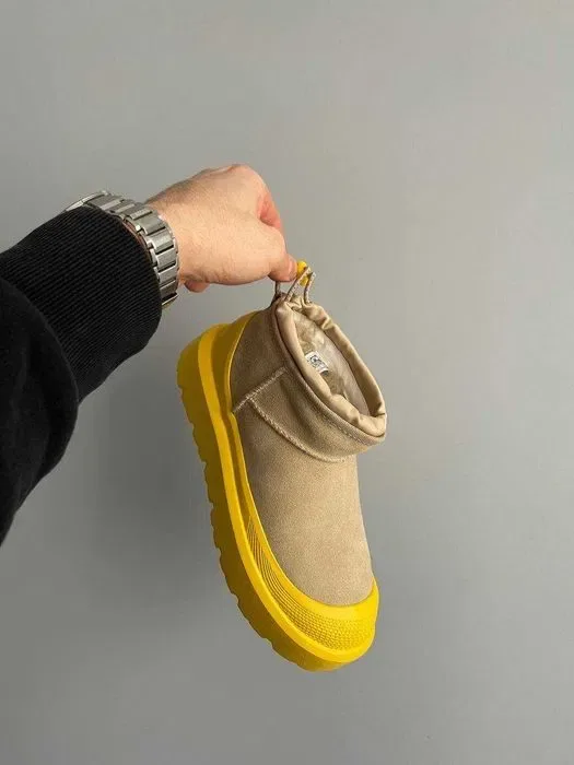 Уггі UGG CI Ultra Mini Weather Hybrid Sand Yellow premium — фото 6