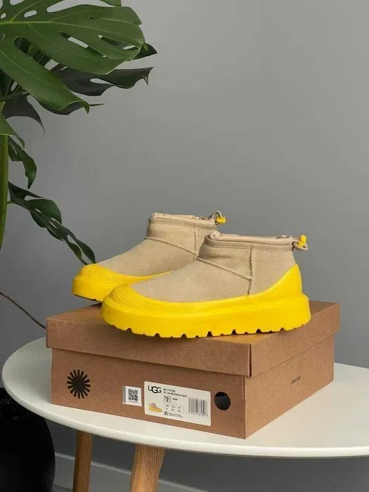 Уггі UGG CI Ultra Mini Weather Hybrid Sand Yellow premium — фото 8