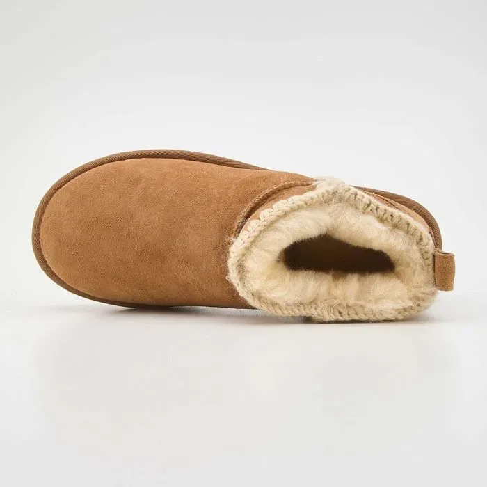Уггі UGG Eskimo Ultra Mini Platform Chestnut premium — фото 4