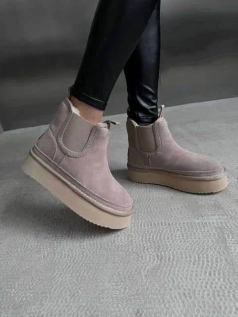 Уггі UGG Neumel Chelsea Platform Sand Cream Suede