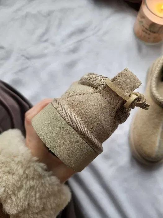Уггі UGG Tasman Biarritz Mustard Seed premium угги осінні/зимові з хутром — фото 3