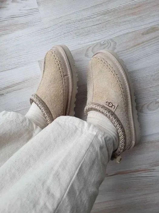 Уггі UGG Tasman Biarritz Mustard Seed premium угги осінні/зимові з хутром — фото 4