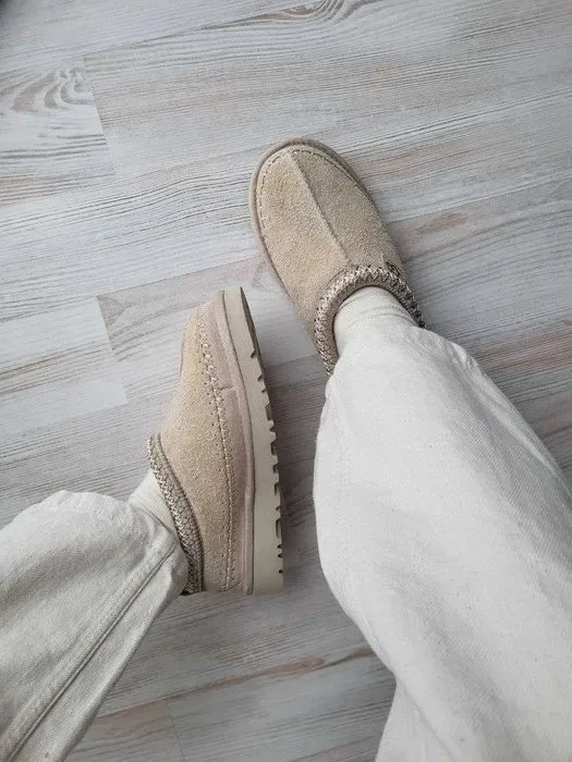 Уггі UGG Tasman Biarritz Mustard Seed premium угги осінні/зимові з хутром — фото 5