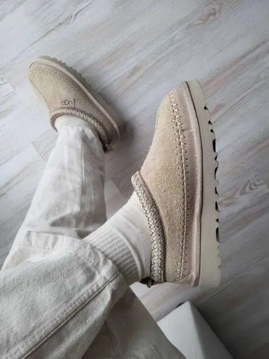 Уггі UGG Tasman Biarritz Mustard Seed premium угги осінні/зимові з хутром — фото 6