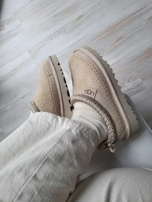 Уггі UGG Tasman Biarritz Mustard Seed premium угги осінні/зимові з хутром — фото 7