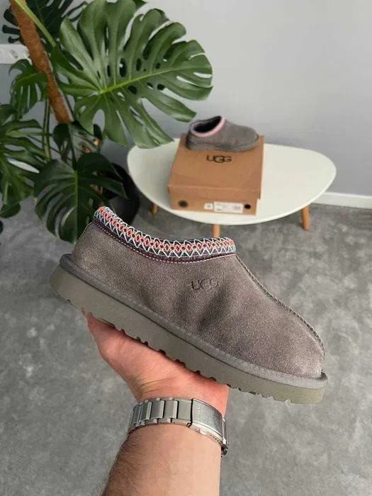 Уггі UGG Tasman II Dark Grey premium угги осінні/зимові з хутром — фото 5