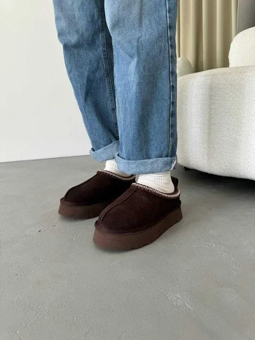 Уггі UGG Tasman Platform Brown premium угги — фото 6