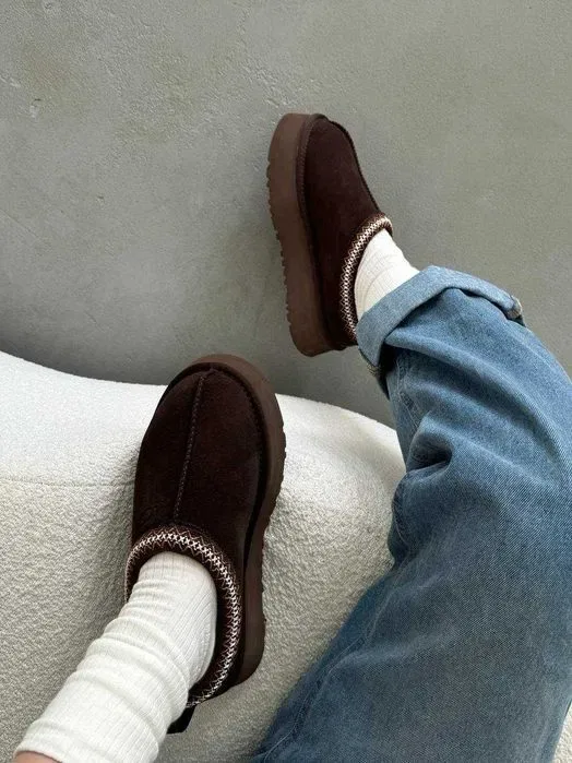 Уггі UGG Tasman Platform Brown premium угги — фото 7
