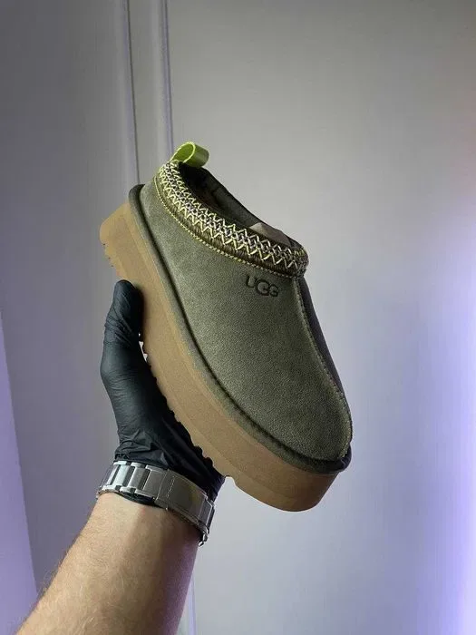 Уггі UGG Tasman Platform Burnt Olive premium угги натуральні — фото 2