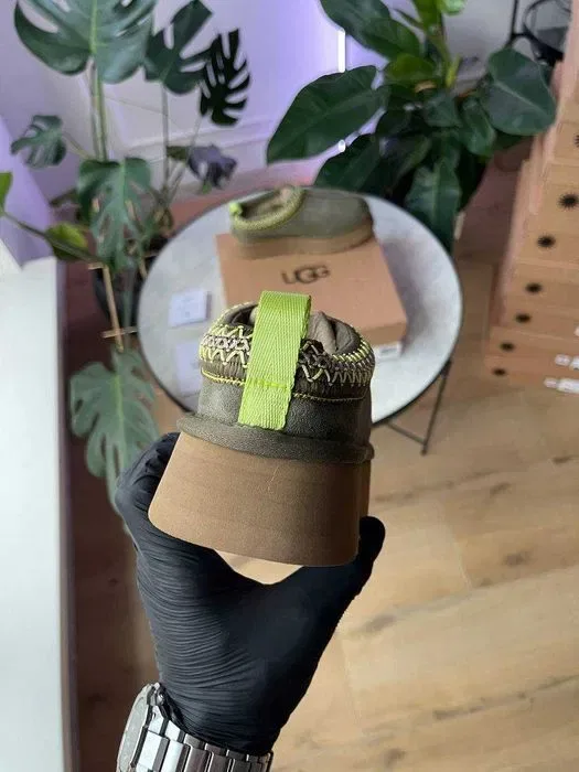 Уггі UGG Tasman Platform Burnt Olive premium угги натуральні — фото 6